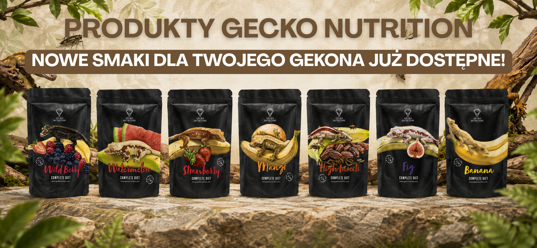 GECKO NUTRITION POKARM DLA GEKONA 